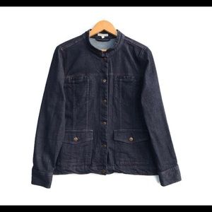 Eileen Fisher Denim Jacket Size M Organic Cotton